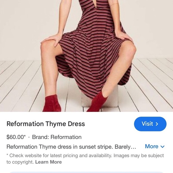 Reformation Thyme Dress Size XS/S - Picture 6 of 13